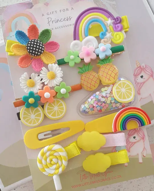 H15 Children's Hair Clip Set