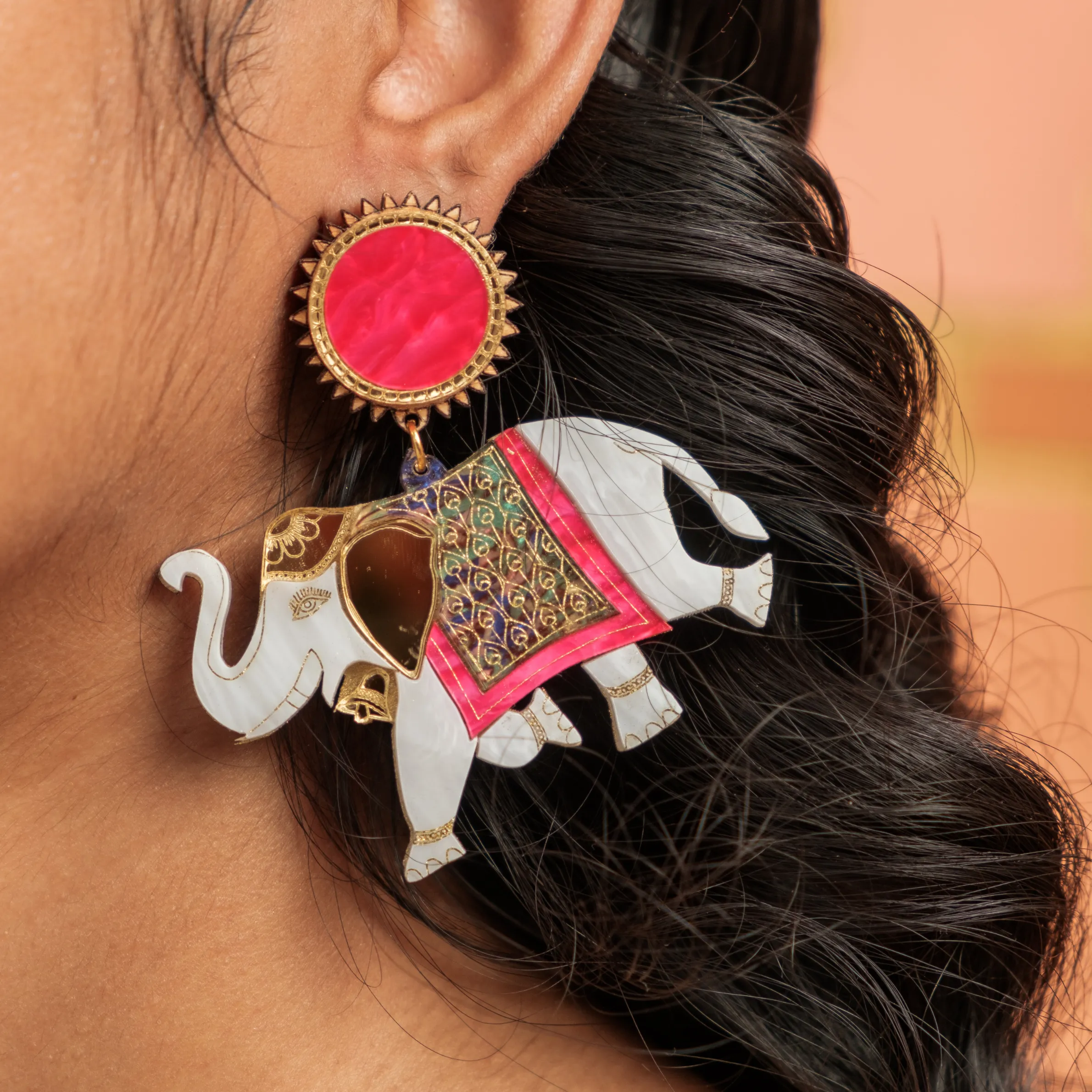 Haathi Drop Earrings