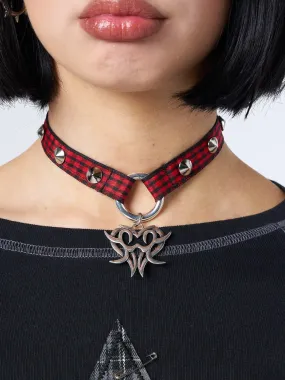 Heart of Thorns Pendant Choker Necklace