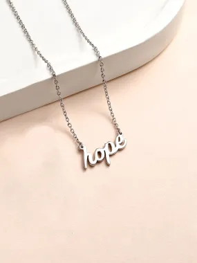 Hope Pendant With Chain