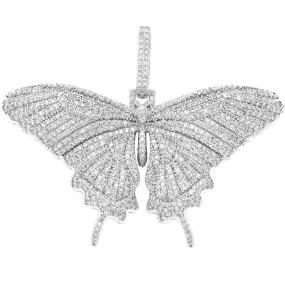 Iced Butterfly Pendant