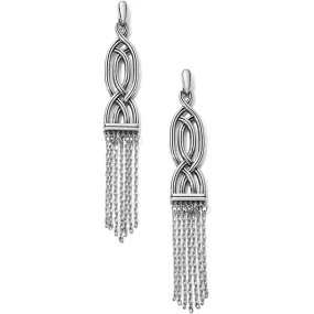 Interlok Fringe Post Drop Earrings