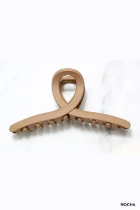 Jillian Twist Claw Hair Clip - Mocha