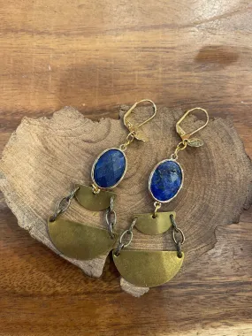 Lapis Drop Earrings