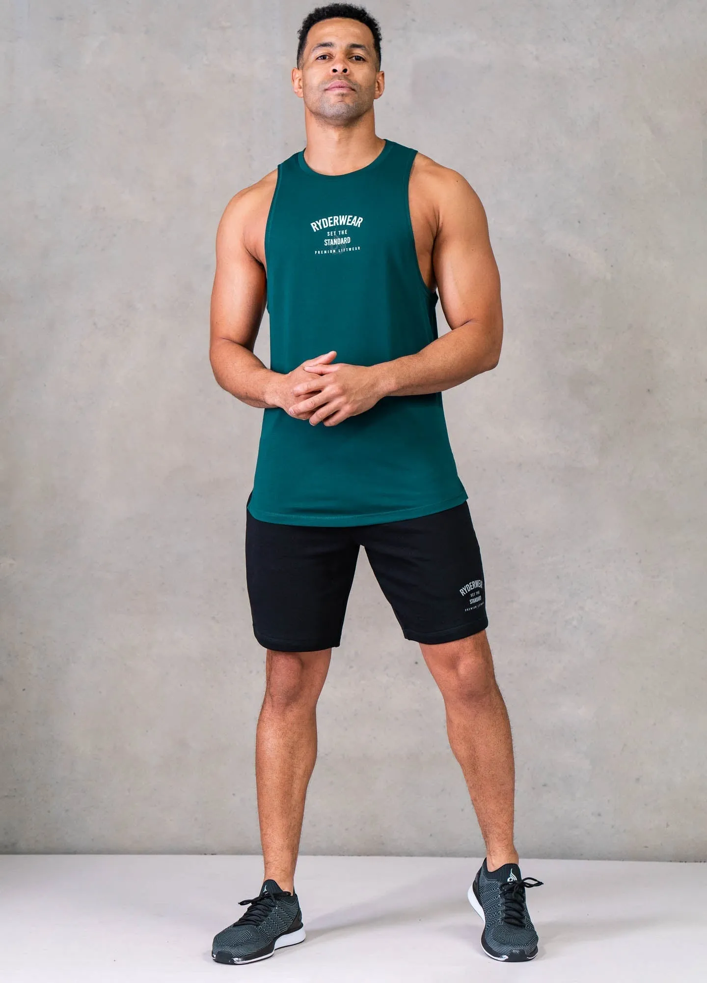 Legacy Drop Armhole Tank - Emerald