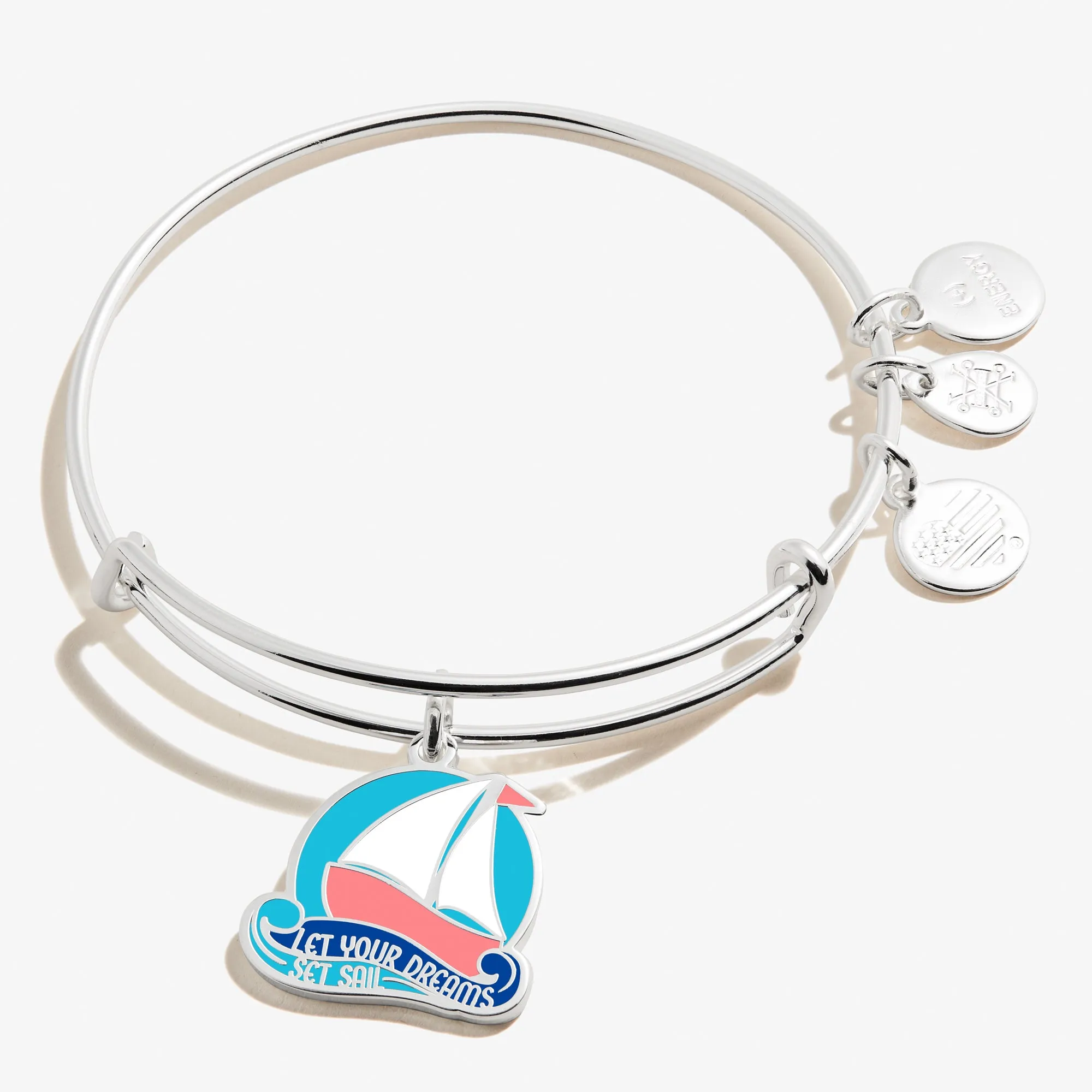 'Let Your Dreams Set Sail' Charm Bangle