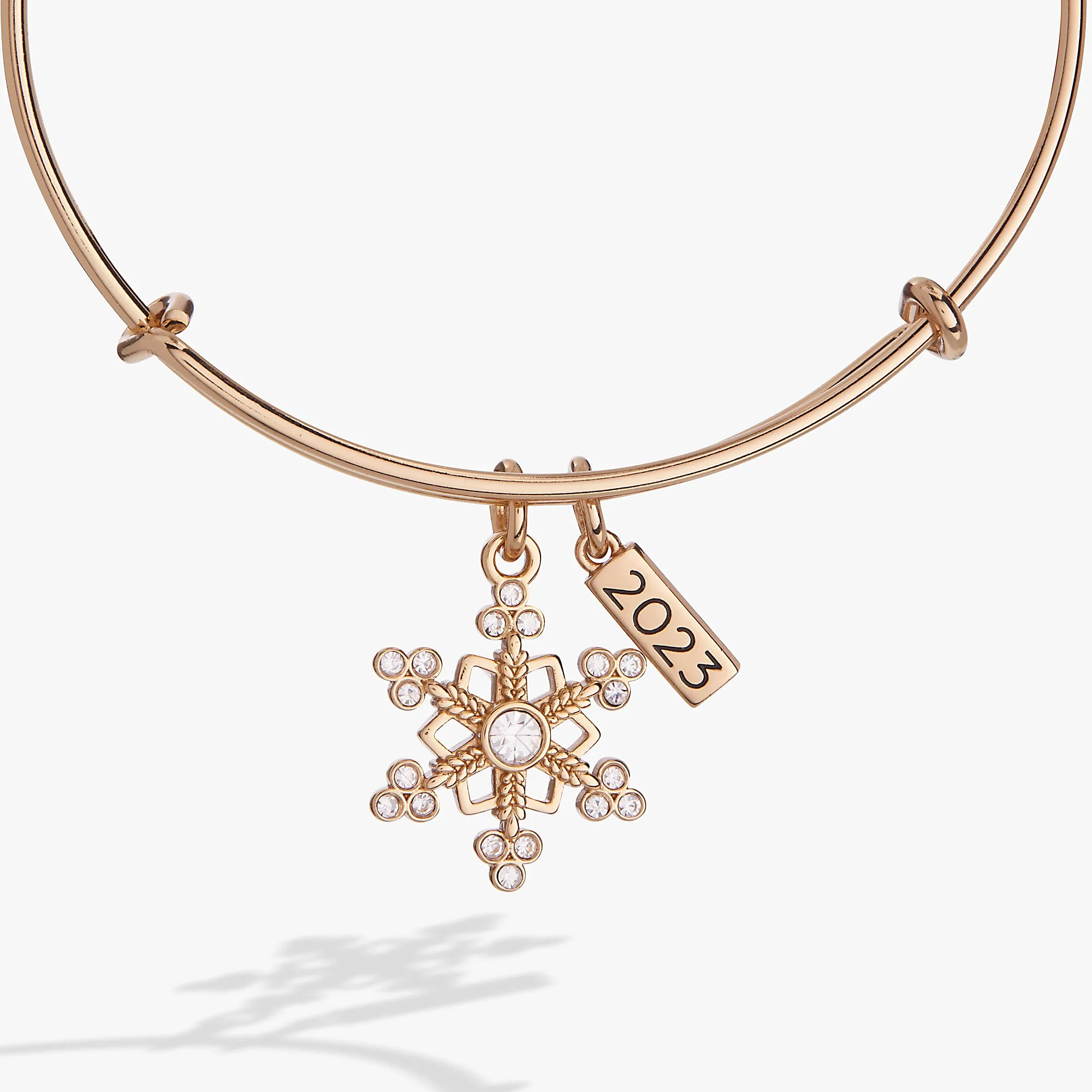 Limited Edition 2023 Snowflake Charm Bangle