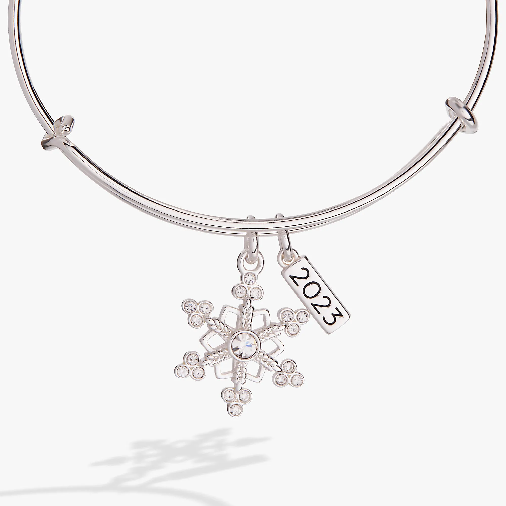 Limited Edition 2023 Snowflake Charm Bangle