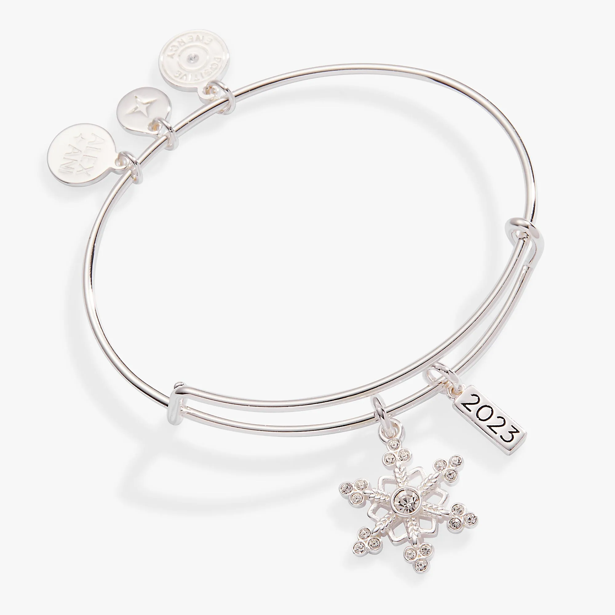 Limited Edition 2023 Snowflake Charm Bangle