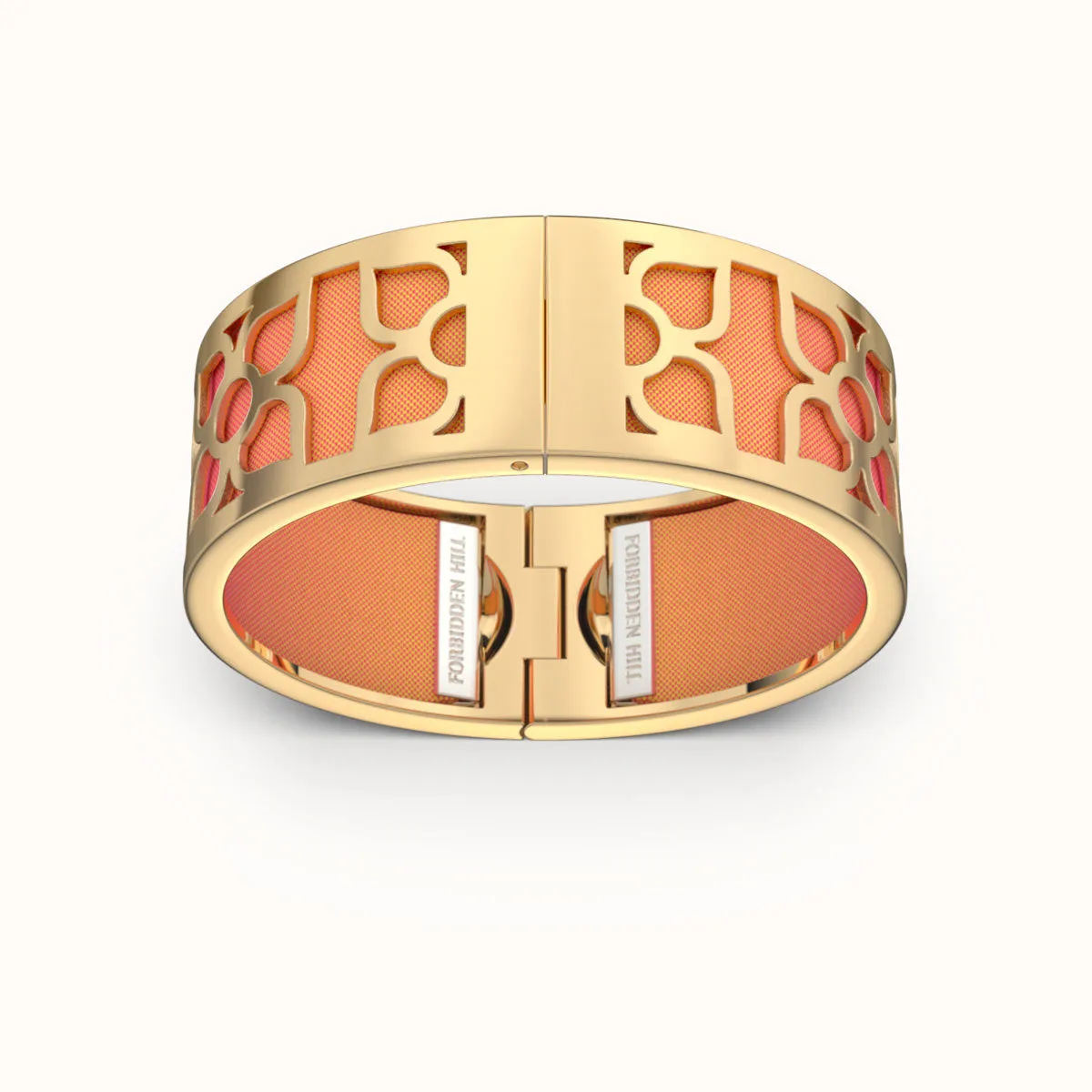 Lotus Bangle - Sunset Orange