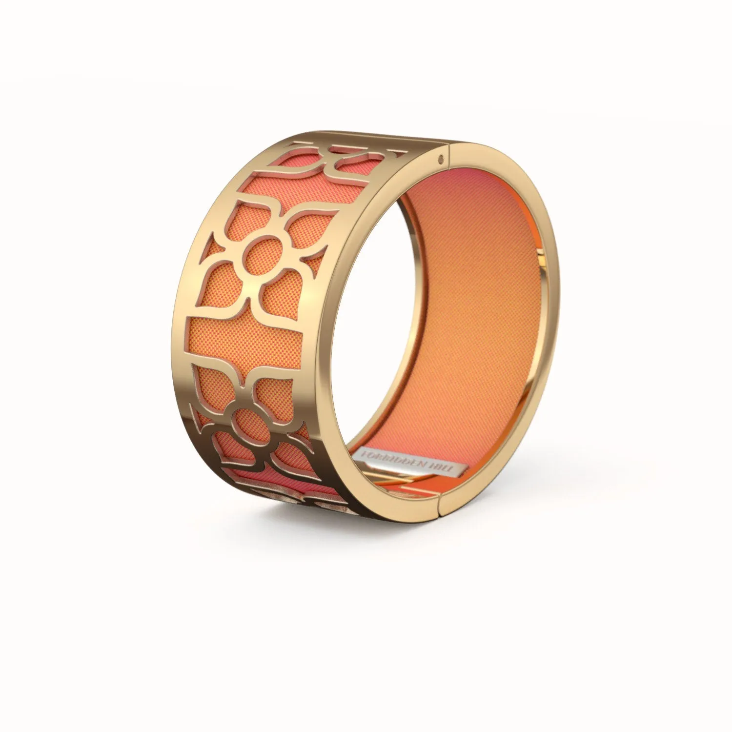 Lotus Bangle - Sunset Orange