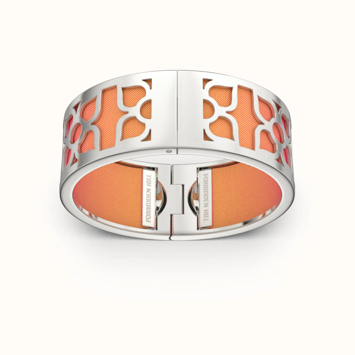 Lotus Bangle - Sunset Orange