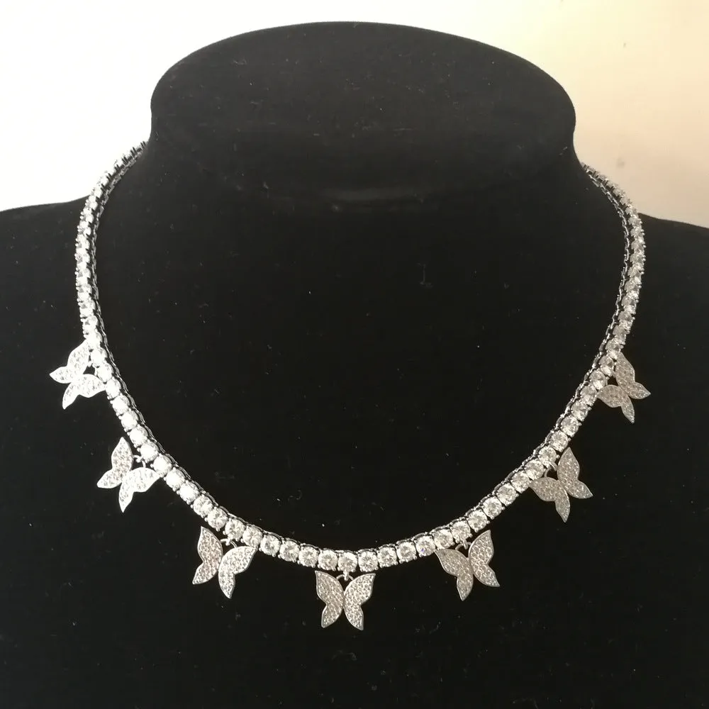 MEGHAN BUTTERFLY CHOKER Necklace