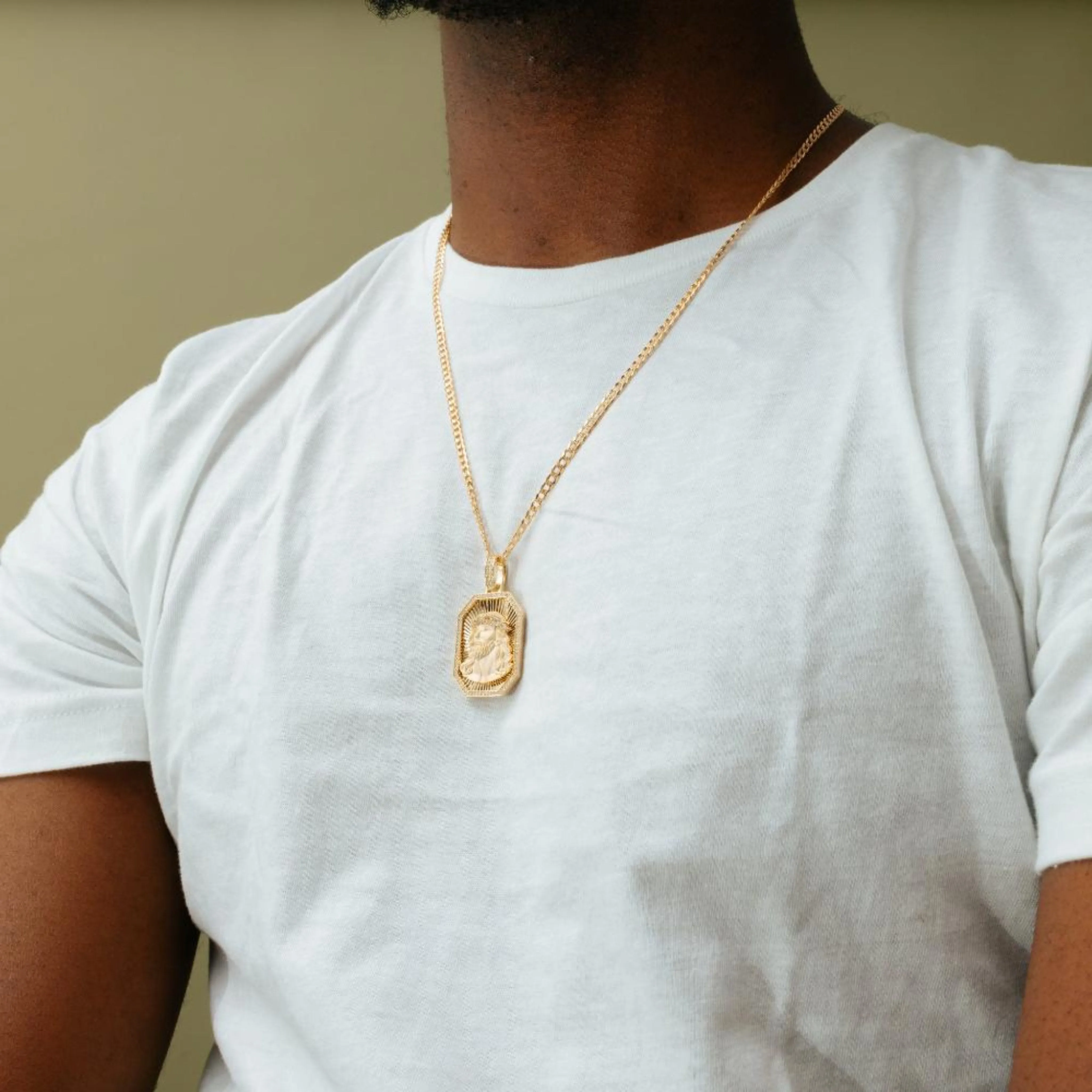 Men's Jesus Pendant