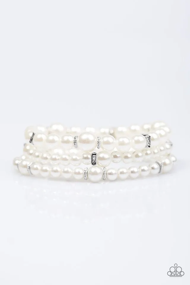 Money Drop White-Bracelet