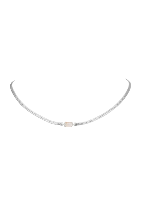 Moonstone Intuition Choker Silver