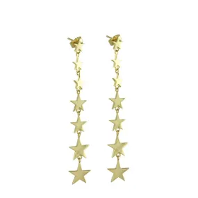 MULTI STAR DROP EARRINGS