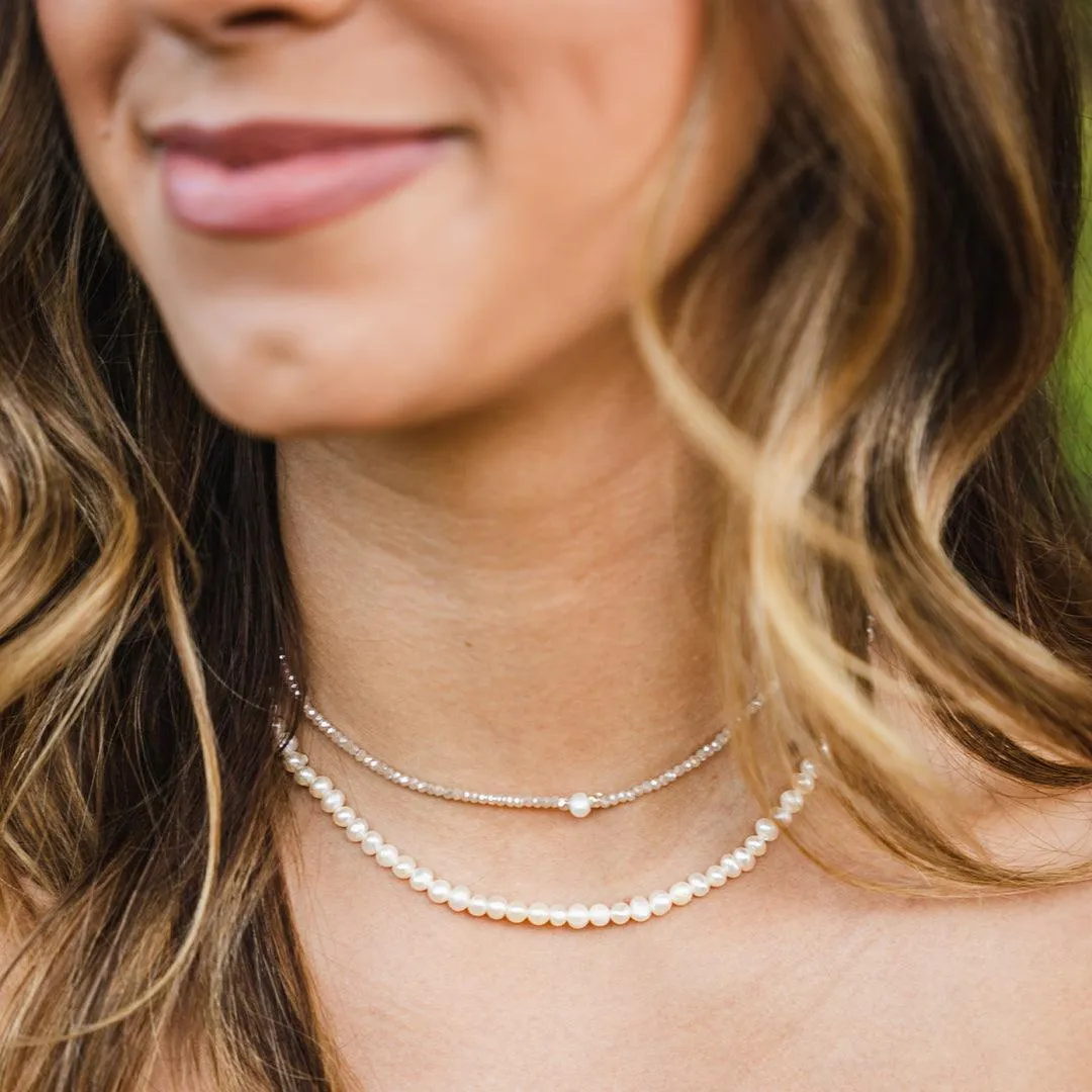 Pearl Necklace Stack