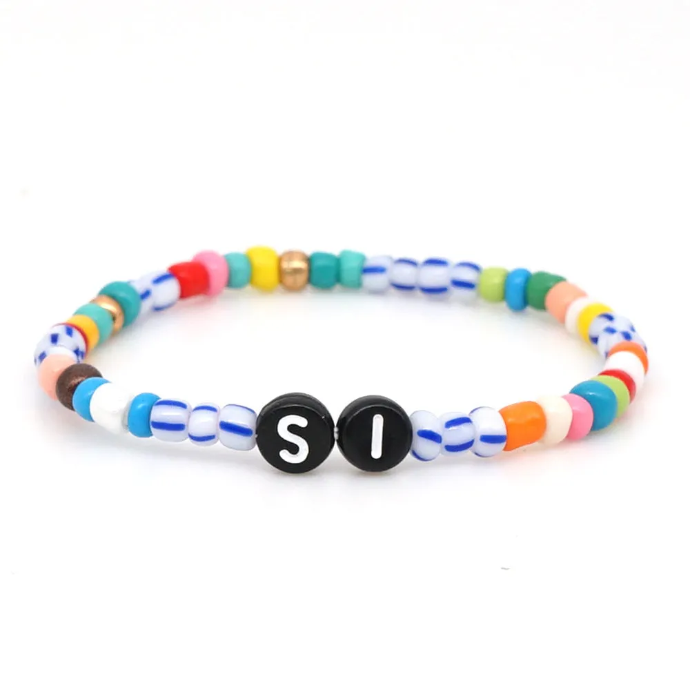 Personalized Saying Alphabet Bead Word Kandi Bracelets