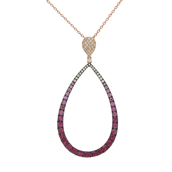 Pink Ombre Design Pendant