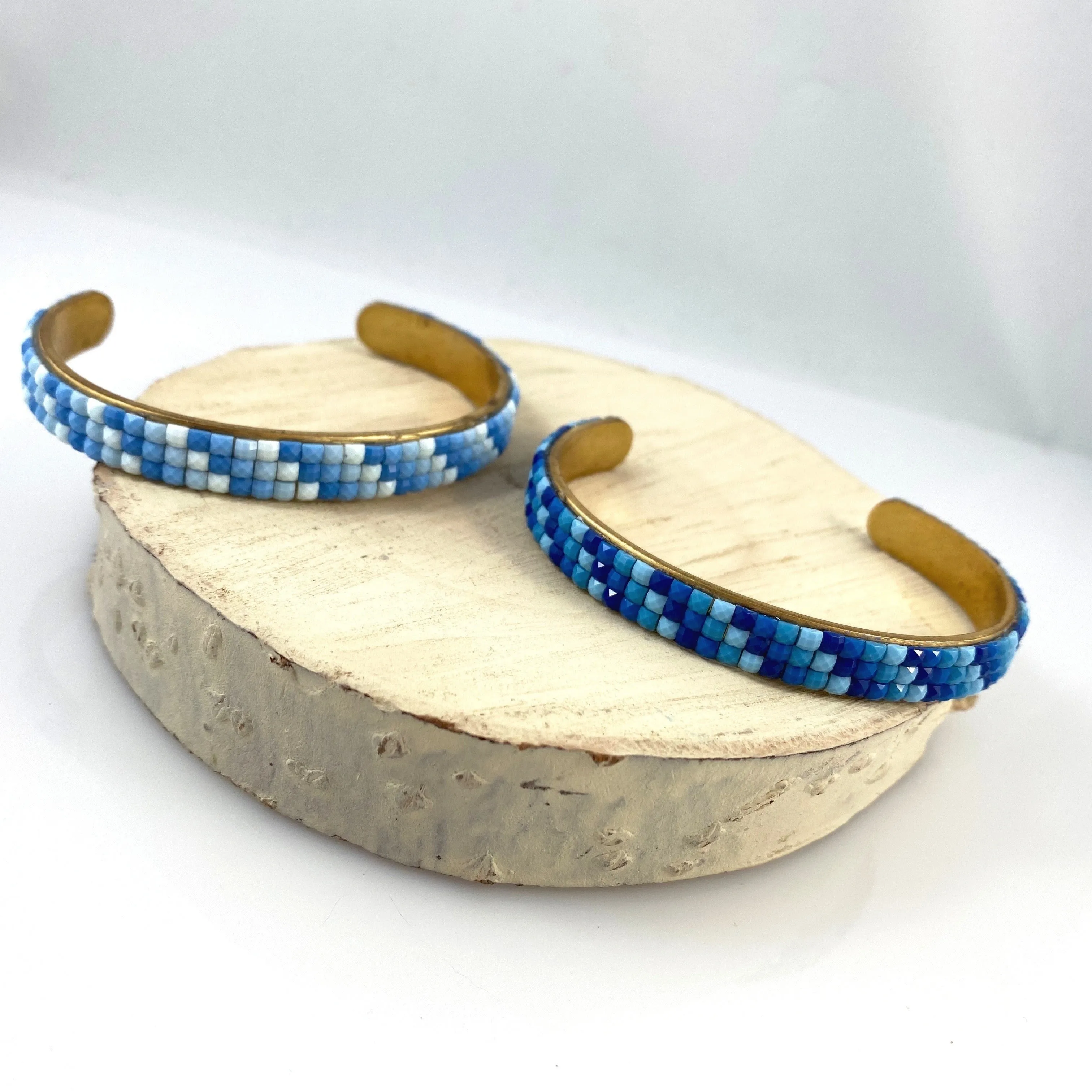 "Patchwork Cuff" Bracelets (Various Colours)