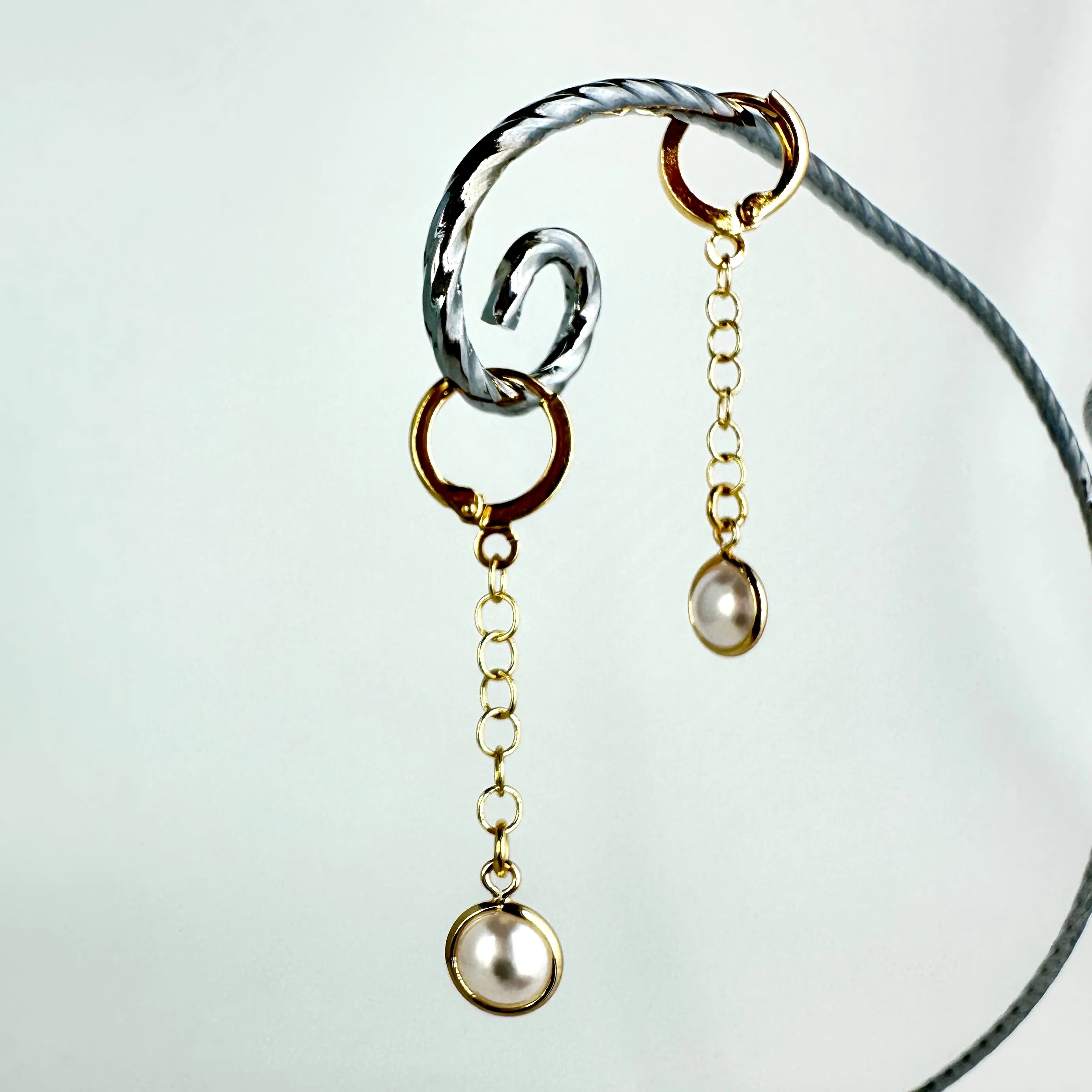 "Pearly Drop" Earrings