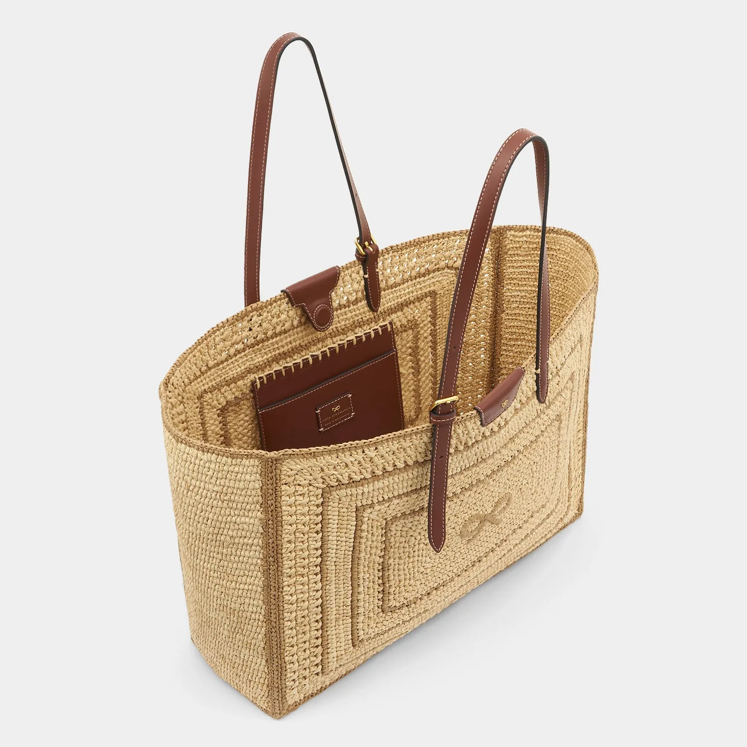 Raffia Bow Tote