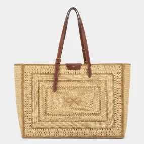 Raffia Bow Tote