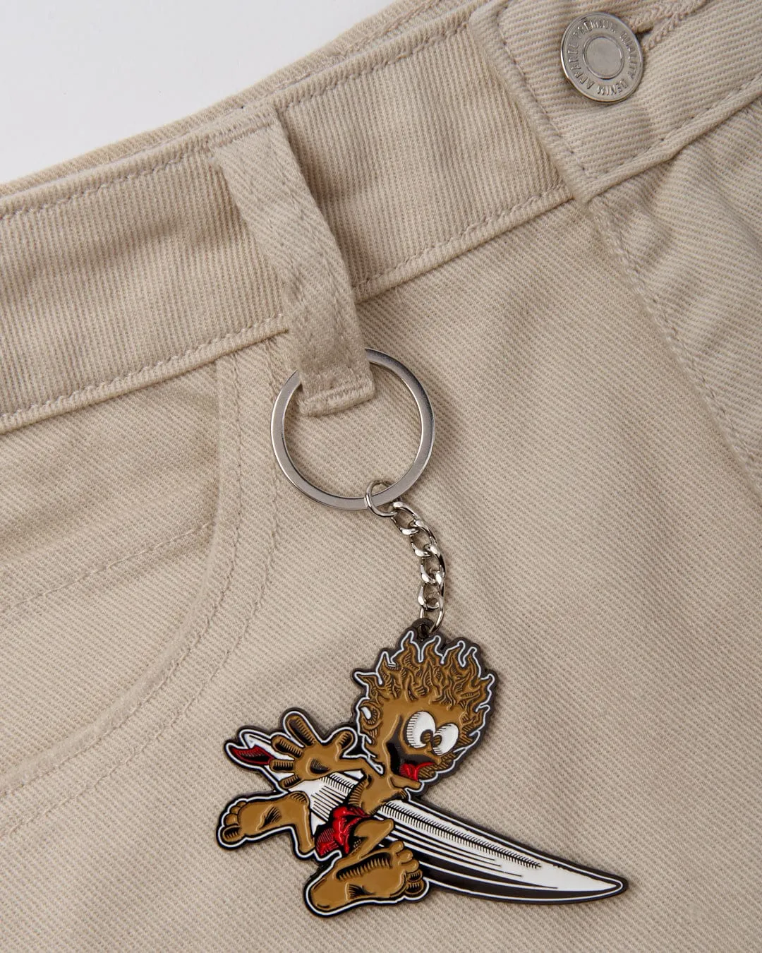 Running Man - Key Rings - Brown