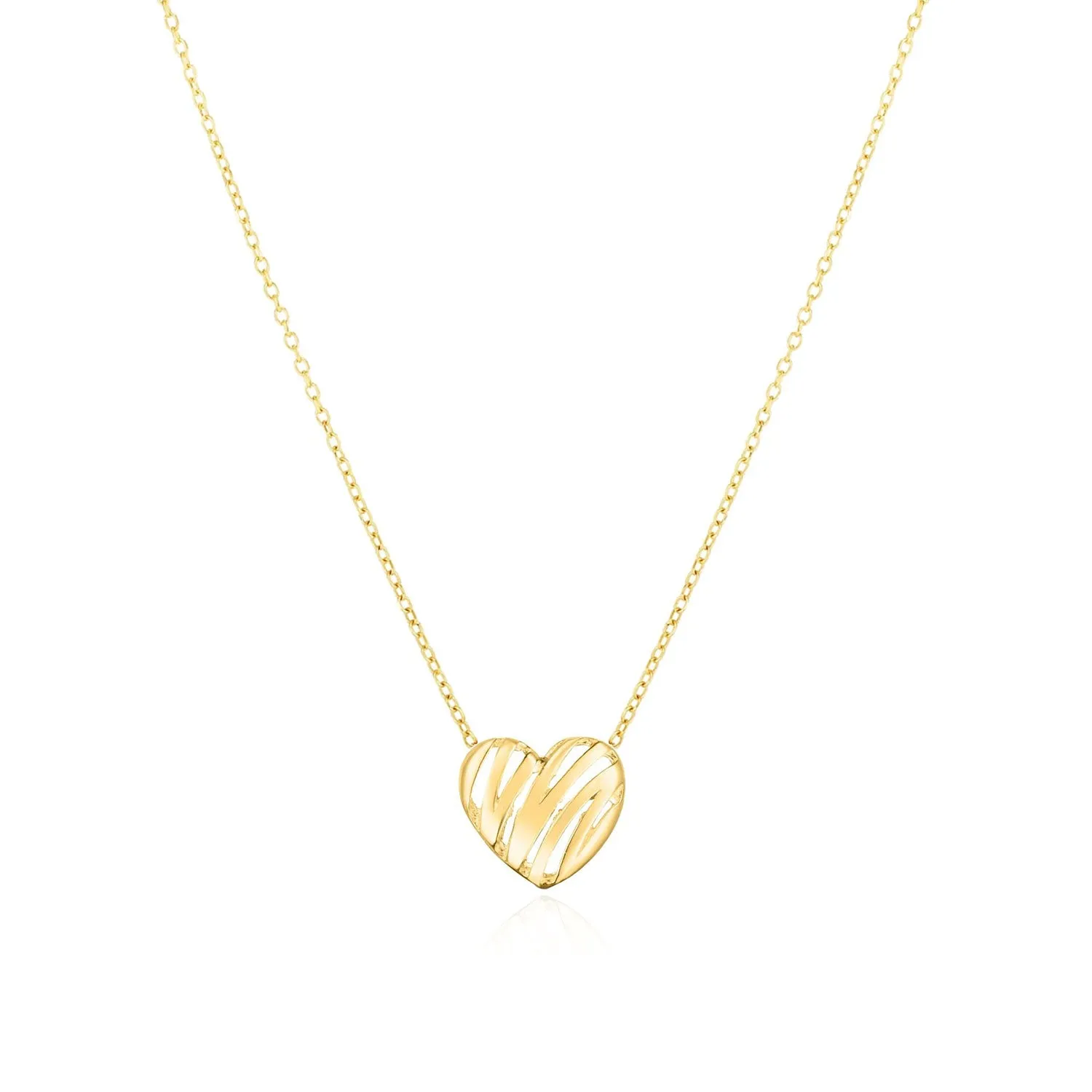 Scribble Heart Necklace