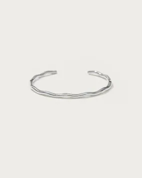 Silver Wave Bangle