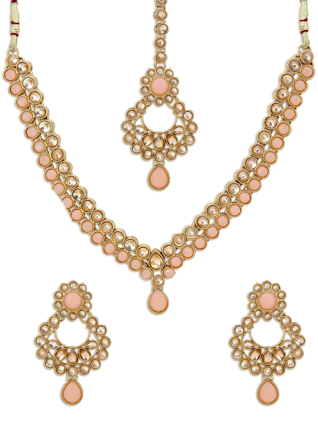 Sukkhi Astonish LCT Gold Plated Choker Necklace Set for Women