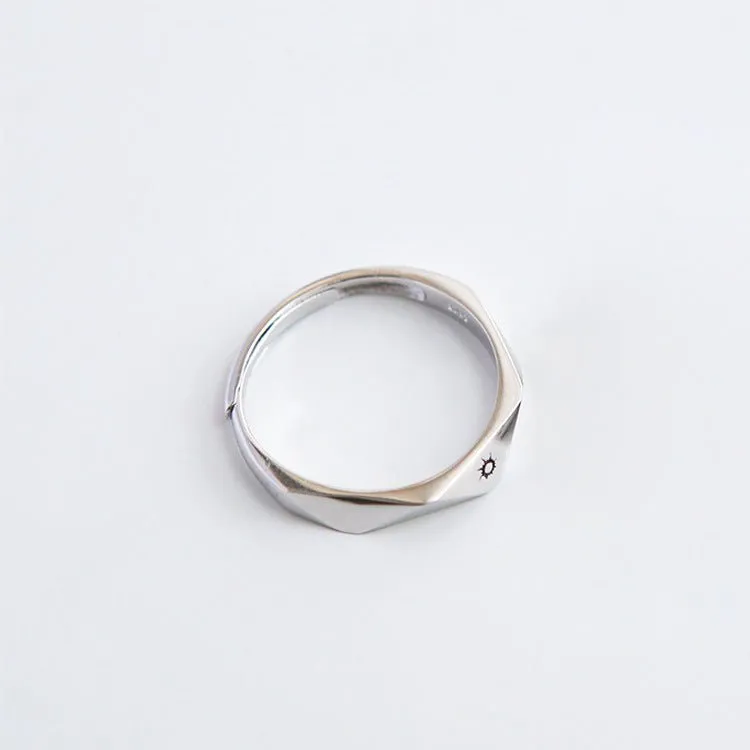 Sun and Moon Couple Rings (Adjustable)