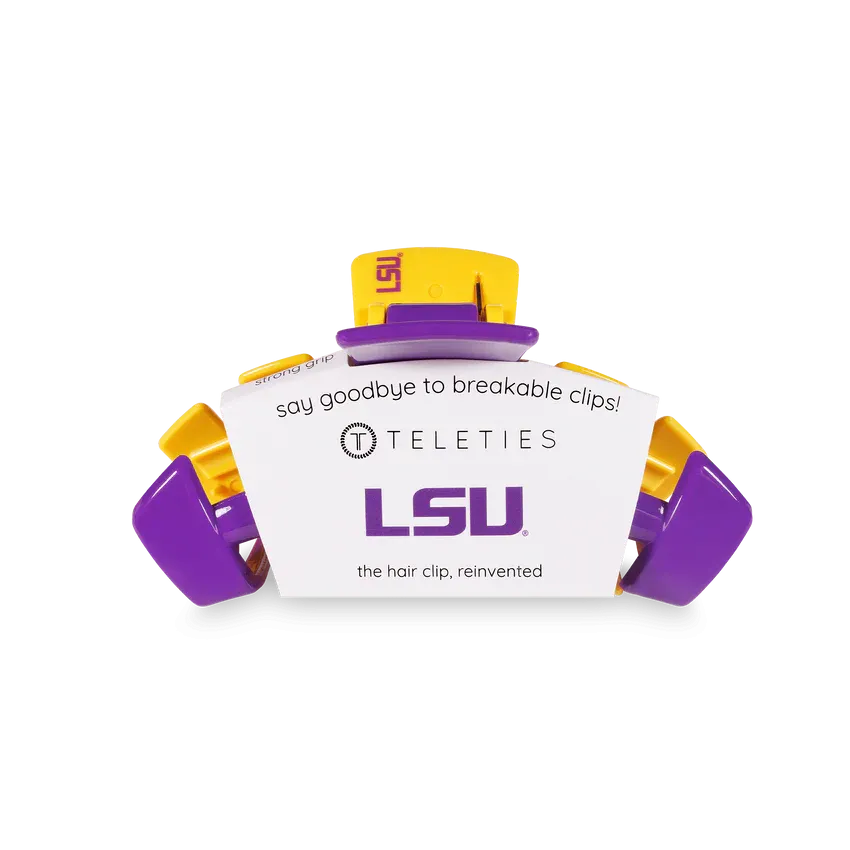 TELETIES - Louisiana State University Large Hair Clip