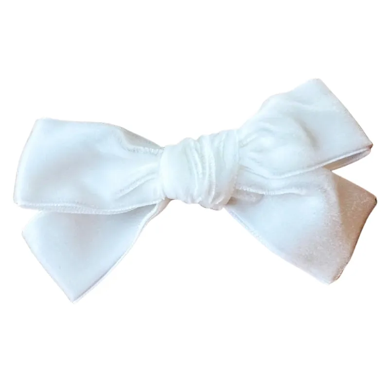 Velvet Hair Bow Clip