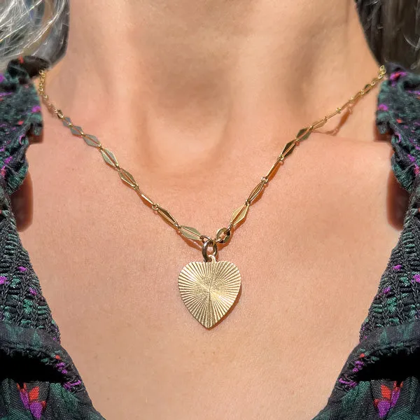 Vintage Heart Pendant