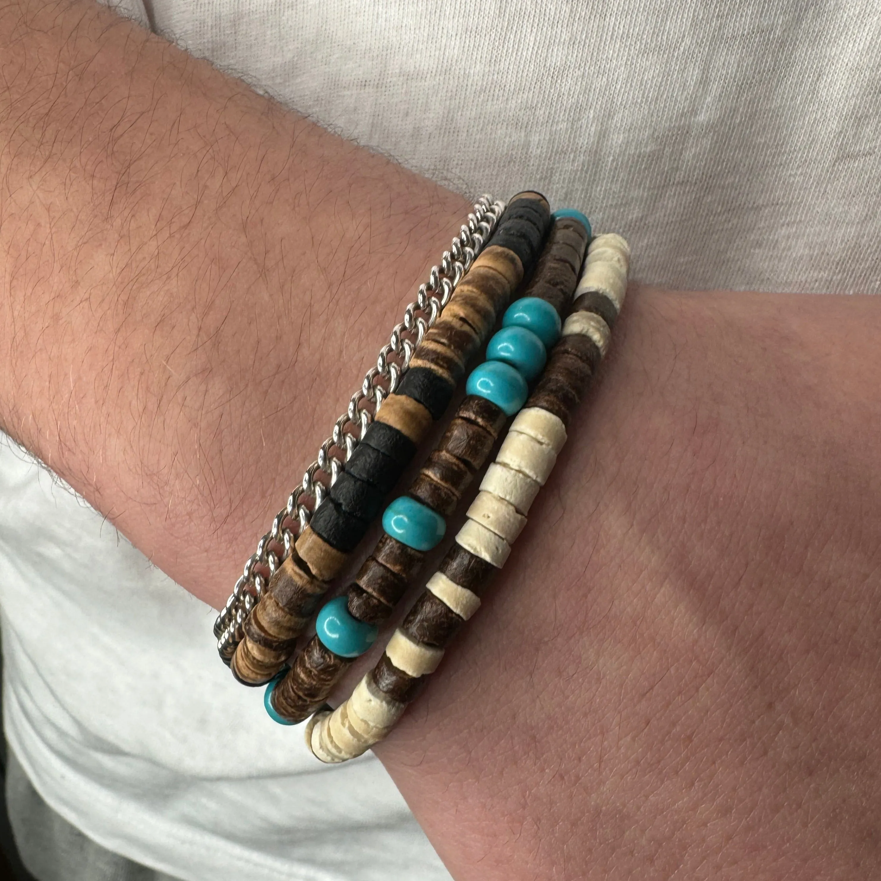 Woodys - Set Of 3 Wooden Bracelets