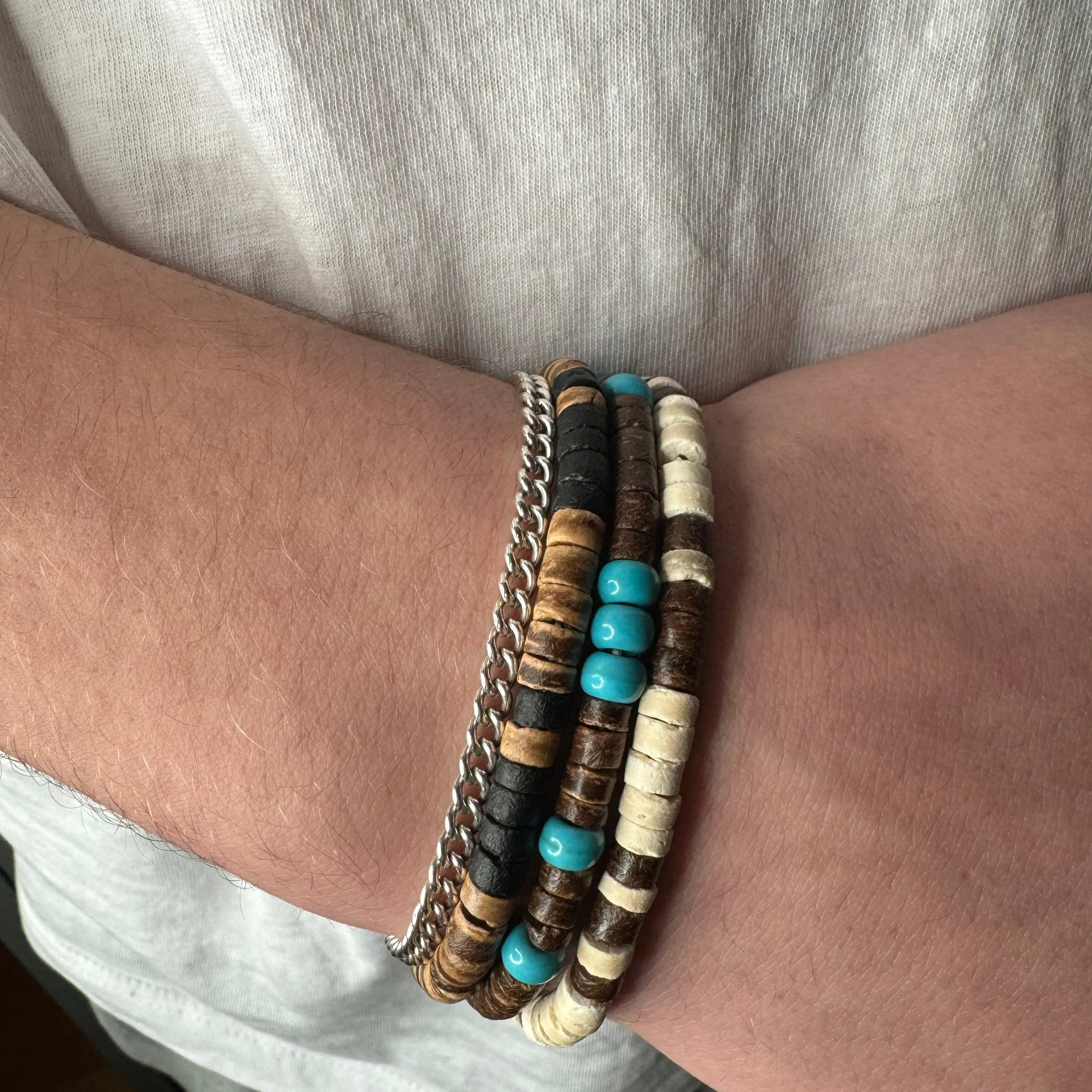 Woodys - Set Of 3 Wooden Bracelets