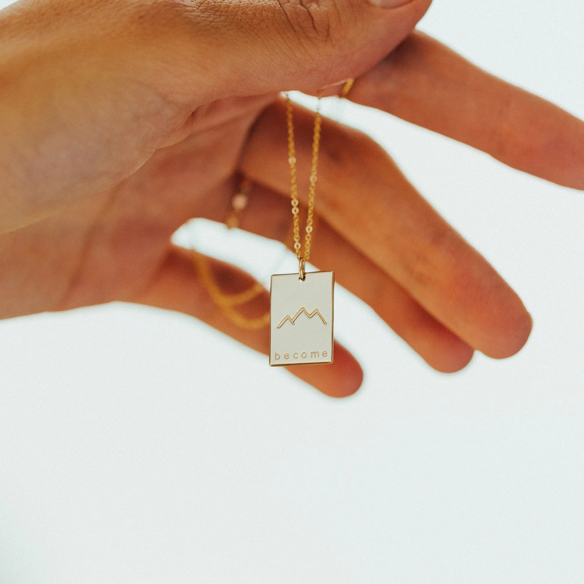 Zoe Rectangle Necklace